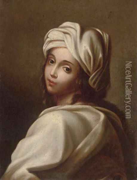 Portrait of a girl 3 Oil Painting - Guido Reni