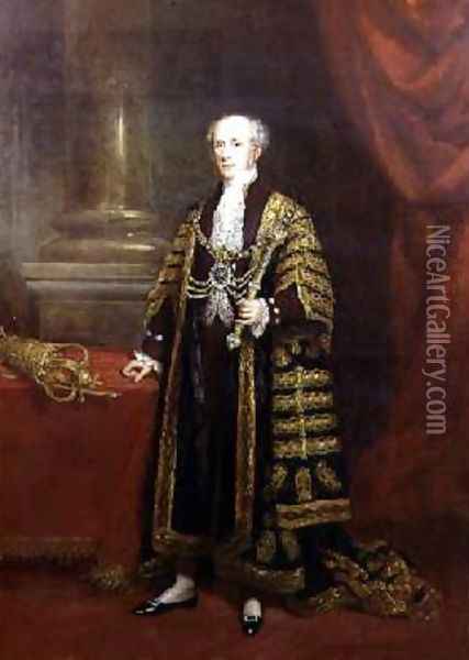Portrait of Colonel Sir Samuel Wilson Oil Painting - Charles Martin