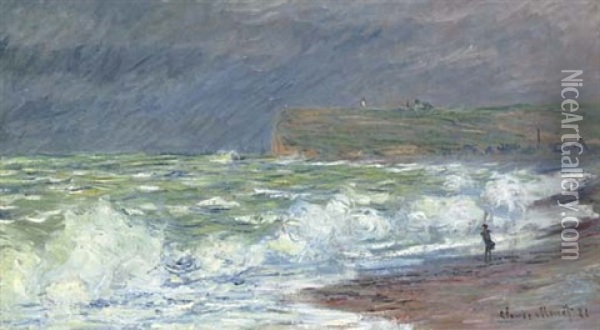 La Greve A Fecamp Oil Painting - Claude Monet