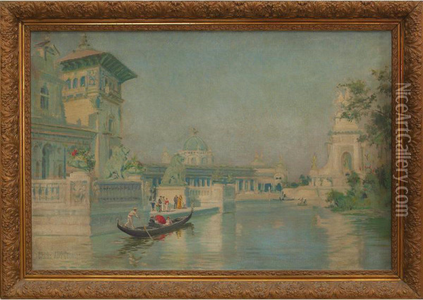 Venice Oil Painting - Charles Abel Corwin