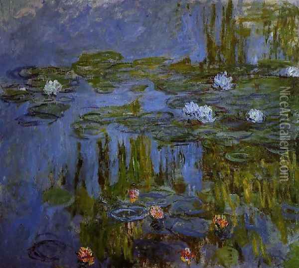 Water Lilies19 Oil Painting - Claude Oscar Monet