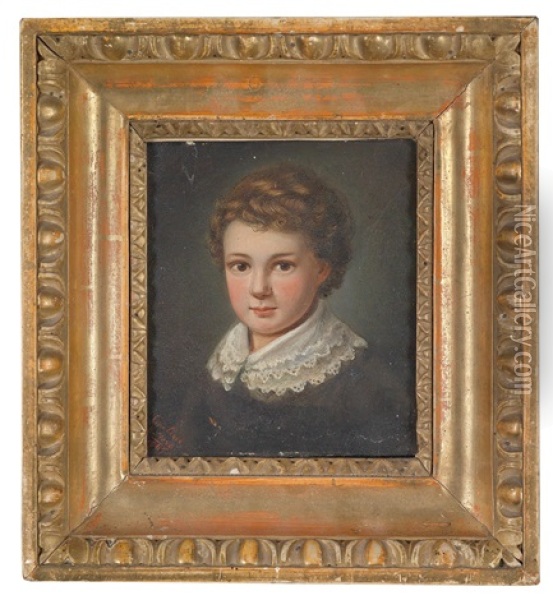 Bildnis Des Julius Von Rainer Zu Harbach (1813-1867) Oil Painting - Caroline von Moro