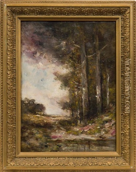 Woodland After Summer Shower Oil Painting - James Watterston Herald