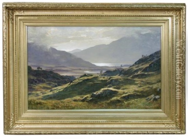 Summer Afternoon In Lower Glencoe Oil Painting - Duncan Cameron