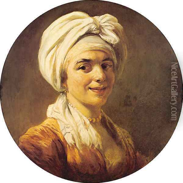 Portrait of Madame Fragonard Oil Painting - Jean-Honore Fragonard