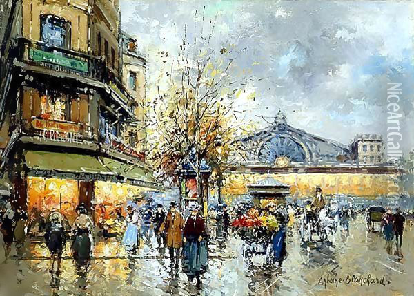 Gare de l Est1 Oil Painting - Agost Benkhard