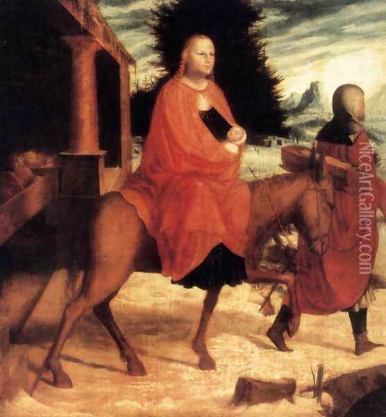 The Flight into Egypt Oil Painting - Unknown Painter