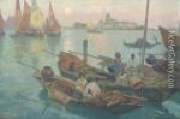 San Pietro De Castello, Venice Oil Painting - Claude Marks