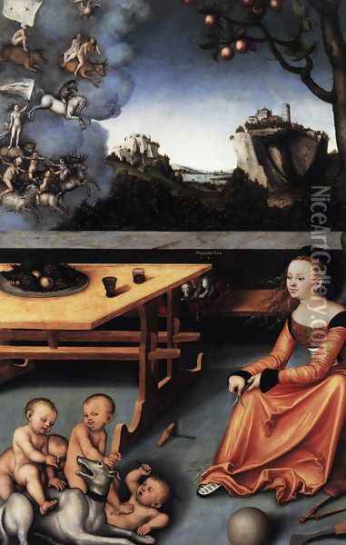 An Allegory of Melancholy 1528 Oil Painting - Lucas The Elder Cranach