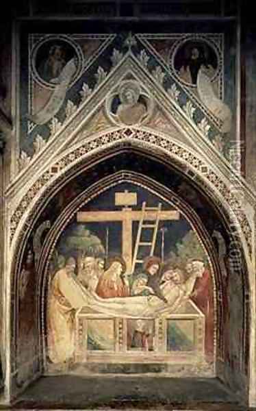 Deposition of Christ from the Bardi Chapel Oil Painting - Taddeo Gaddi