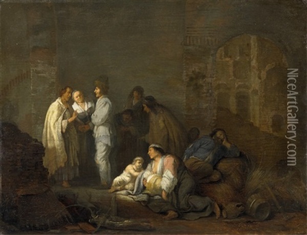 The Fortune-teller Oil Painting - Willem De Poorter