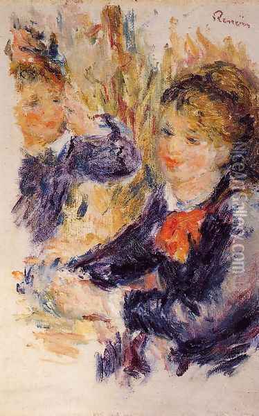 At The Milliners (study) Oil Painting - Pierre Auguste Renoir