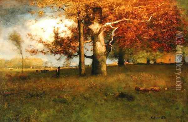 Early Autumn Montclair Oil Painting - George Inness Jnr.