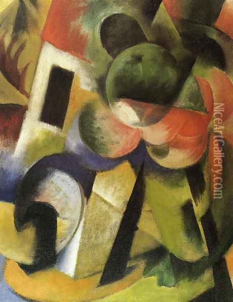 Small Composition II Oil Painting - Franz Marc