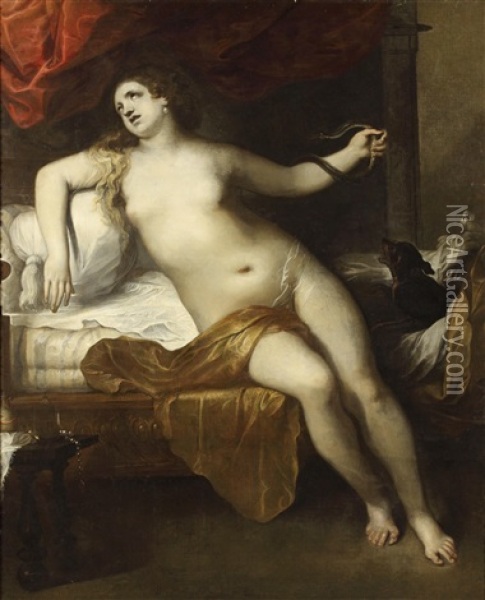 Kleopatra Oil Painting - Vincent Malo the Elder