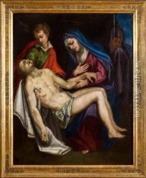 La Pieta Oil Painting - Lodovico Cardi Cigoli