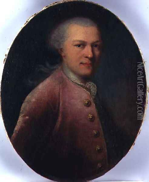Portrait of Stanislaw Szczesny Potocki 1752-1805, c.1772 Oil Painting - Alexander Roslin