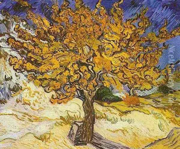 The Mulberry Tree Oil Painting - Vincent Van Gogh