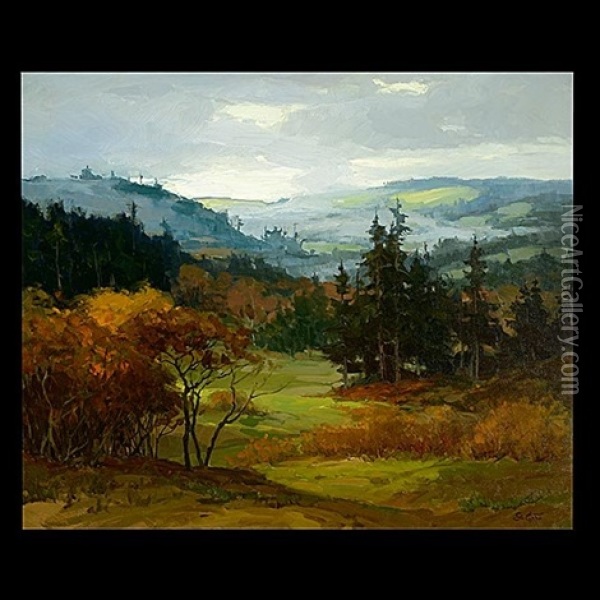 West Hills, Portland Oregon Oil Painting - Peter Winthrop Sheffers