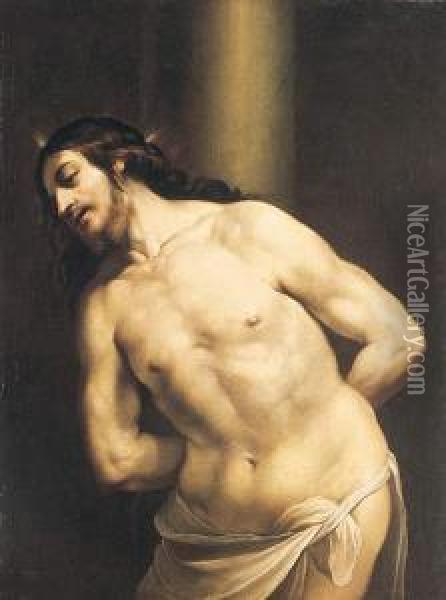 Cristo Atado A La Columna Oil Painting - Domenico Antonio Vaccaro