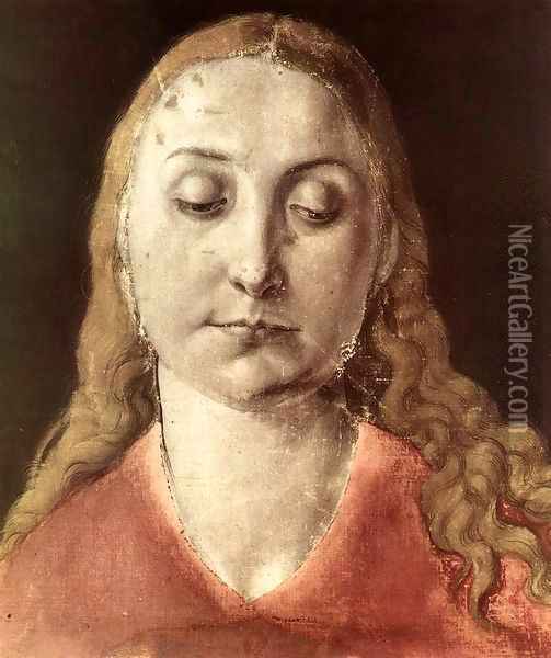 Head of a Woman 2 Oil Painting - Albrecht Durer