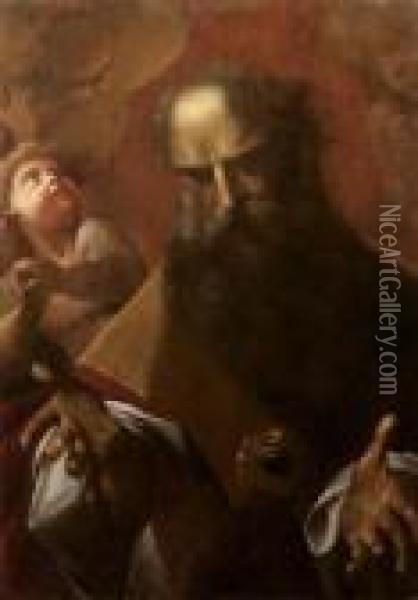 Il Padre Eterno Oil Painting - Lodovico Carracci