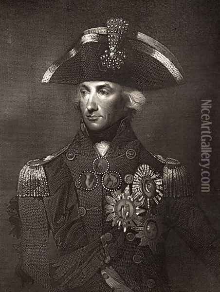 Lord Viscount Nelson Oil Painting - Richard Westall