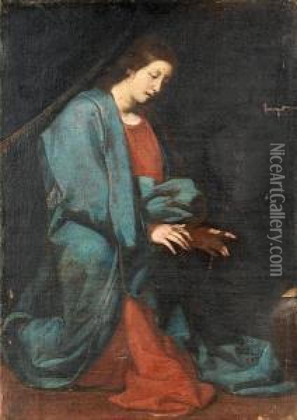 The Virgin Annunciate Oil Painting - Daniele Crespi