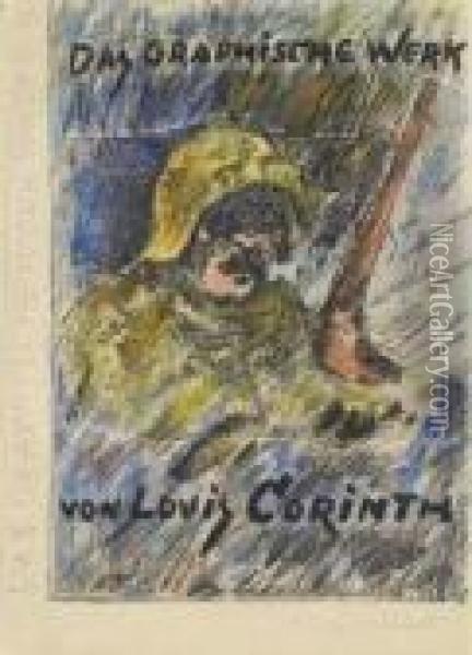 Entwurfszeichnung Fur Das Erste Graphische Werkverzeichnis Von Karl Schwarz. 1920 Oil Painting - Lovis (Franz Heinrich Louis) Corinth