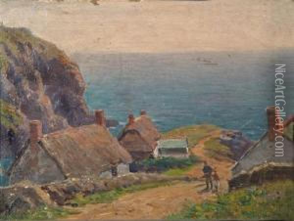Going Down To The Sea Oil Painting - Frederik Golden Short
