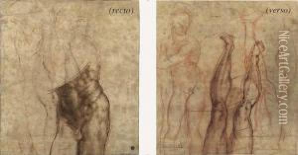 The Risen Christ Oil Painting - Michelangelo