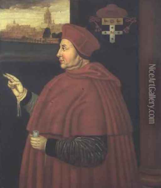 Cardinal Wolsey Oil Painting - Hans Holbein the Younger