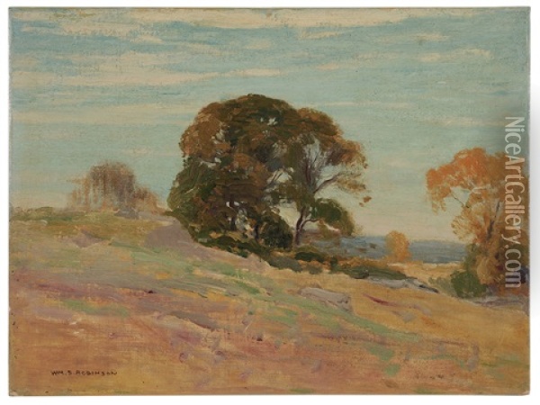 Old Lyme, Connecticut-october, 1910 Oil Painting - William S. Robinson
