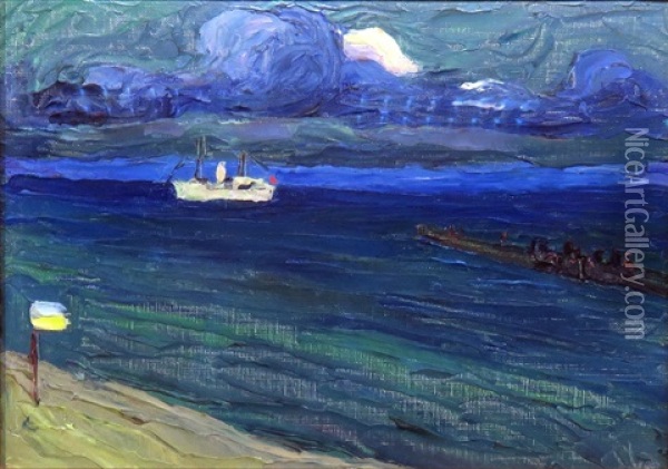 Shakinpelaajat Oil Painting - Wassily Kandinsky