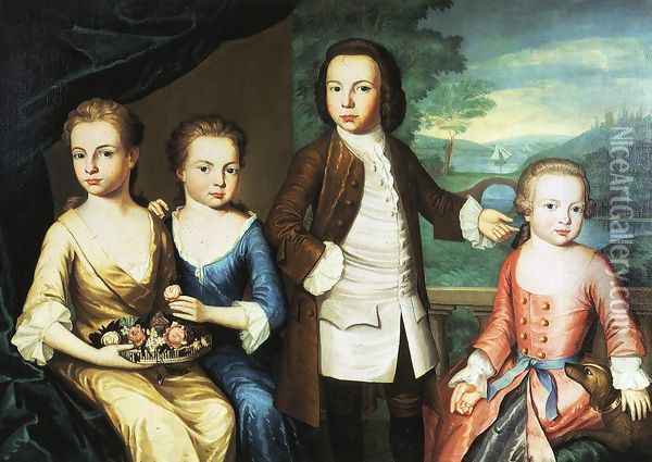 The Gore Children Oil Painting - John Singleton Copley