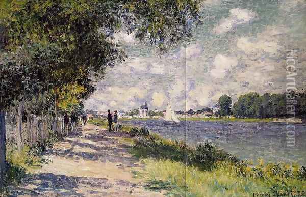 The Seine at Argenteuil 2 Oil Painting - Claude Oscar Monet