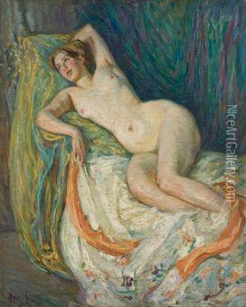 Nu Feminin Oil Painting - Augustus B. Koopman