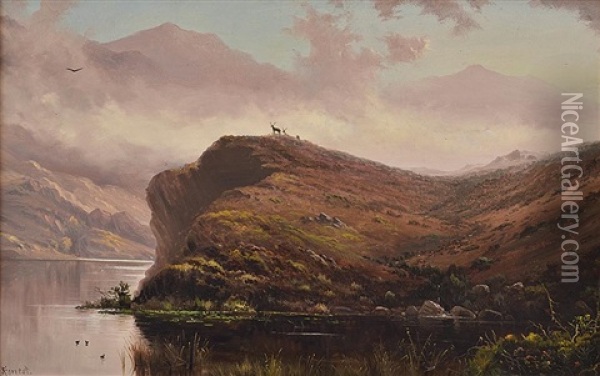 Loch Duich Oil Painting - Haughton Forrest