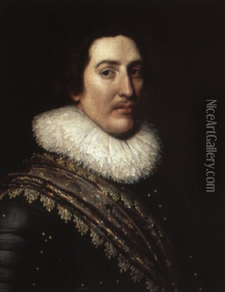 Portrait Of A Gentleman Oil Painting - Michiel Janszoon van Mierevelt
