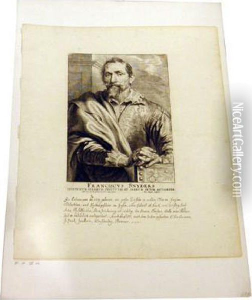 Portrait Des Malers Frans Snyders Oil Painting - Sir Anthony Van Dyck