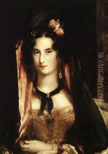 Lady Lyndhurst Oil Painting - Sir David Wilkie