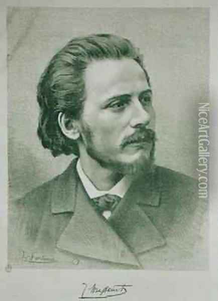 Jules Emile Massenet 1842-1912 Oil Painting - Ernesto Fontana