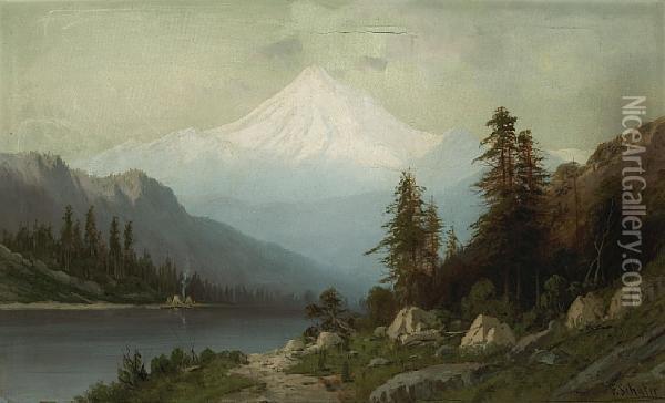 Mt. Baker, British Columbia Oil Painting - Frederick Ferdinand Schafer
