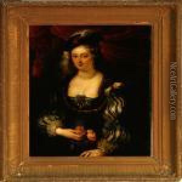 A Distinguished Lady Oil Painting - Peter Paul Rubens