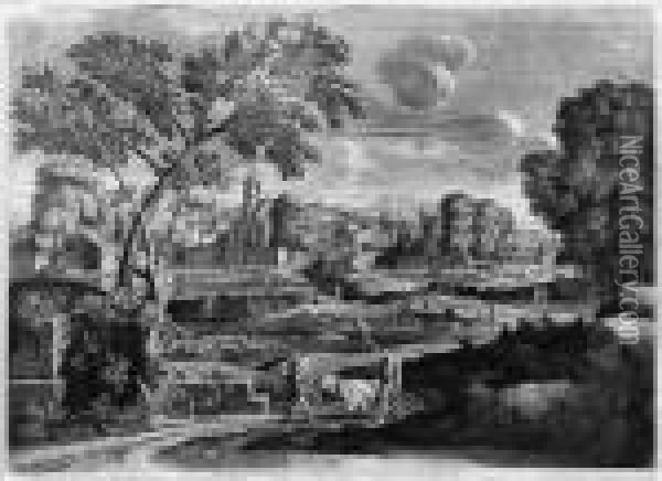 Phocionis Ducis Athensium Virtutis Uramque Fortunam Toties Exploratae Imago Oil Painting - Nicolas Poussin