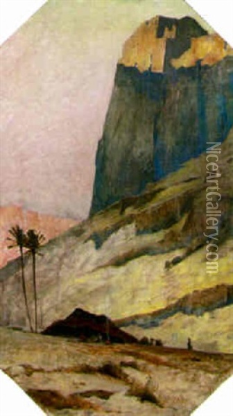 Gorge Of Koutaru Oil Painting - Paul Buffet