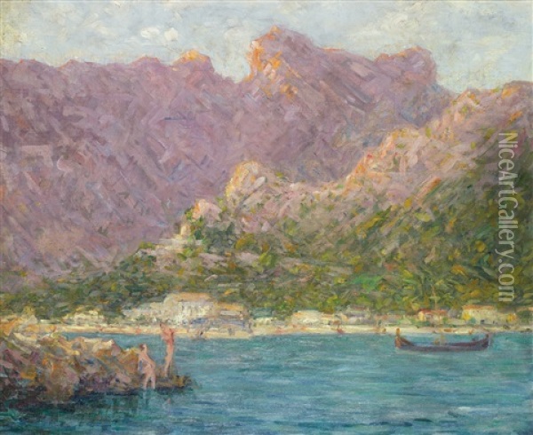 Vues Des Pyrenees Orientales Oil Painting - Pere Ysern Alie