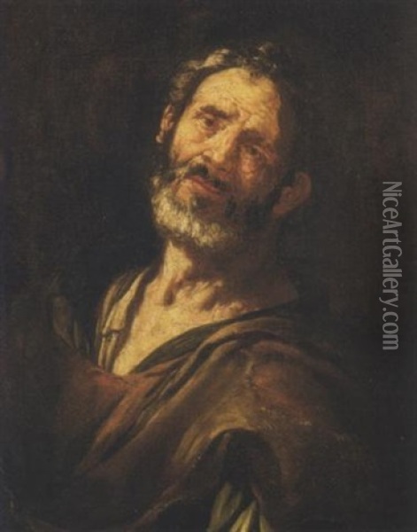 Ritratto Di Filosofo Oil Painting - Nunzio Rossi