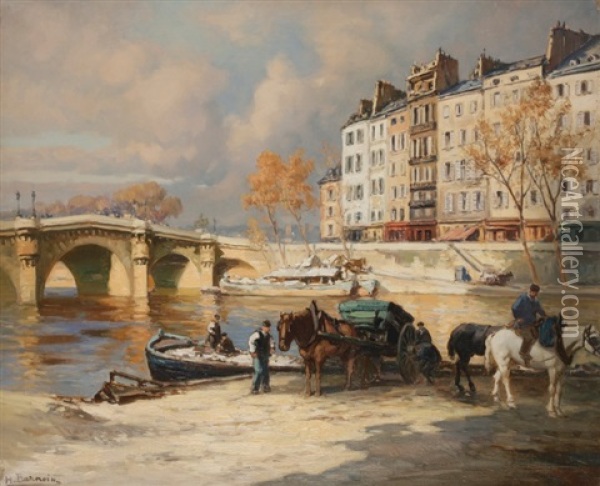 Paris Oil Painting - Henri Alphonse Barnoin