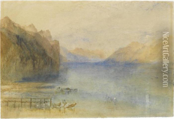 Lake Lucerne Oil Painting - Joseph Mallord William Turner